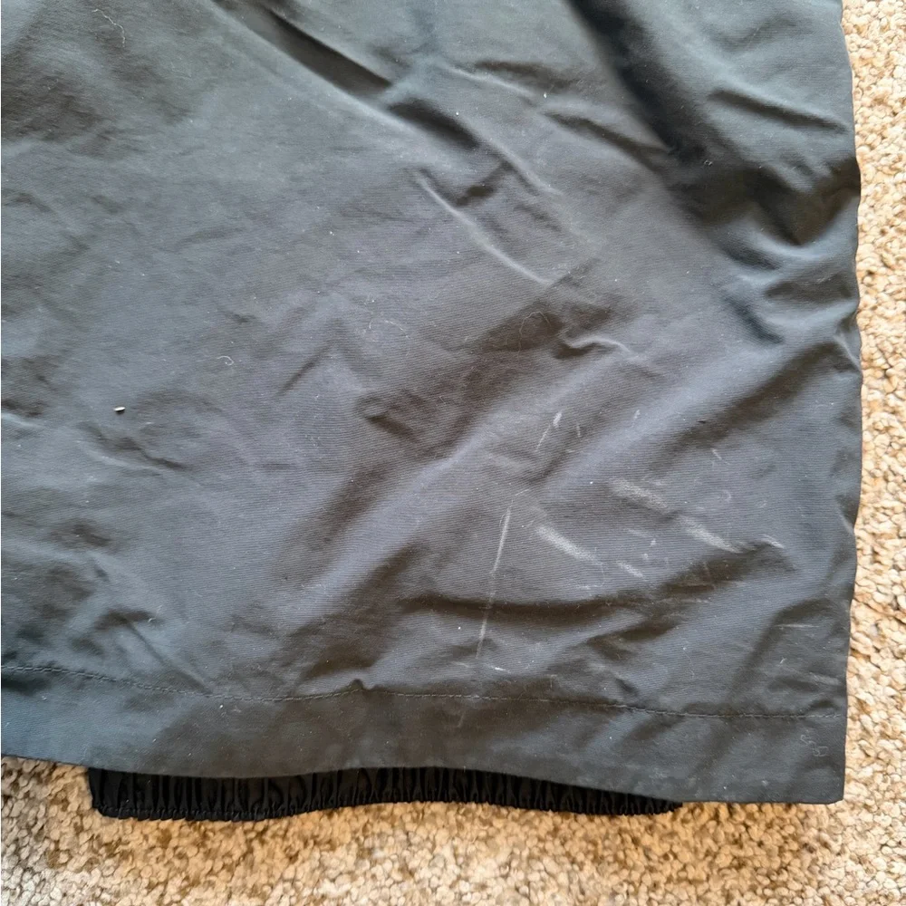 The North Face Snow Pants Mens Large Black Logo Lined Skiing Snowboarding Hyvent